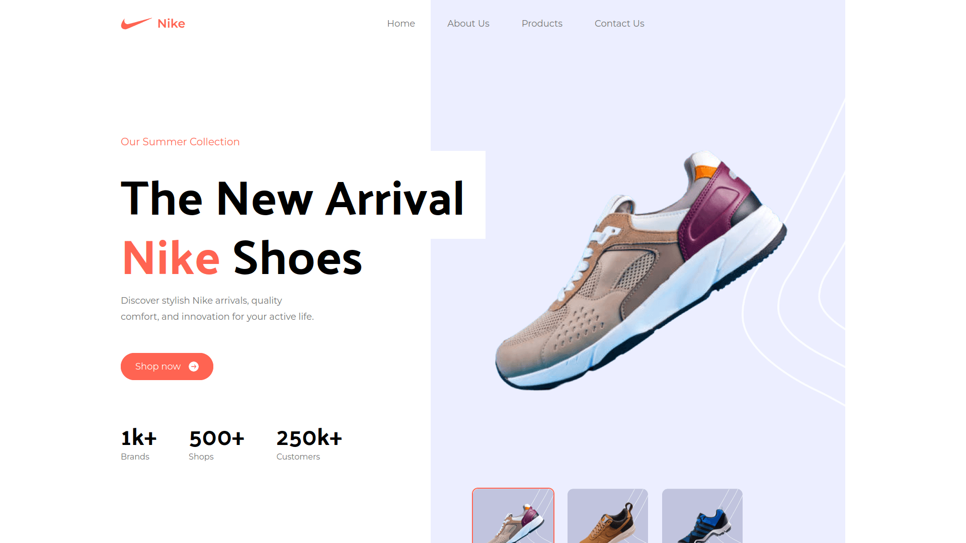 Nike Landing Page